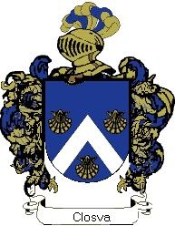 Escudo del apellido Closva