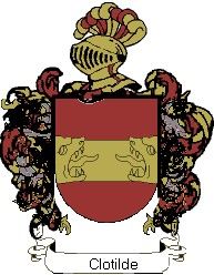 Escudo del apellido Clotilde