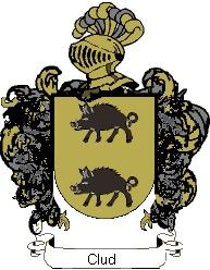 Escudo del apellido Clud