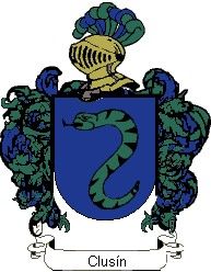 Escudo del apellido Clusín