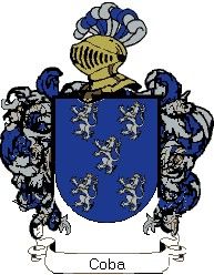 Escudo del apellido Coba