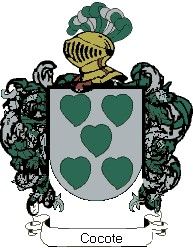 Escudo del apellido Cocote