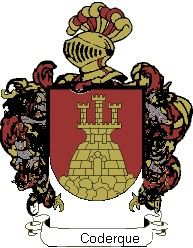 Escudo del apellido Coderque