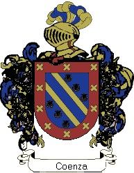 Escudo del apellido Coenza