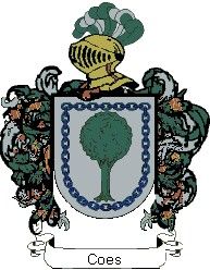 Escudo del apellido Coes