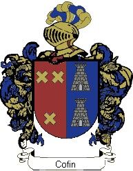 Escudo del apellido Cofin