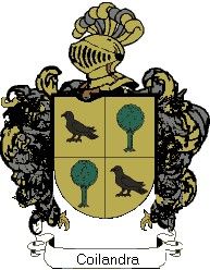 Escudo del apellido Coilandra