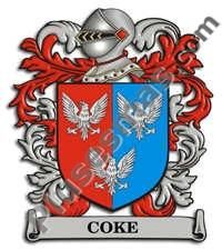 Escudo del apellido Coke