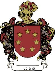 Escudo del apellido Colana