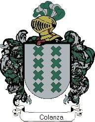 Escudo del apellido Colanza