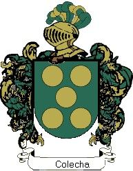 Escudo del apellido Colecha