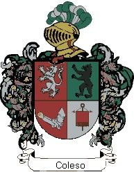 Escudo del apellido Coleso