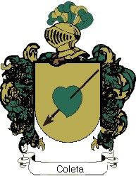 Escudo del apellido Coleta