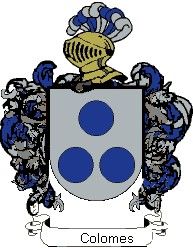 Escudo del apellido Colomes