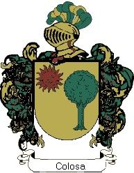 Escudo del apellido Colosa