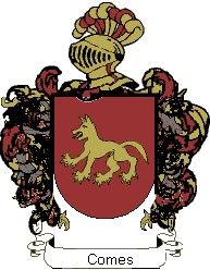 Escudo del apellido Comes