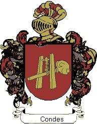 Escudo del apellido Condes