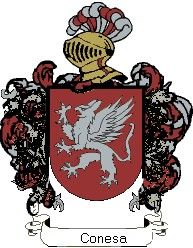 Escudo del apellido Conesa