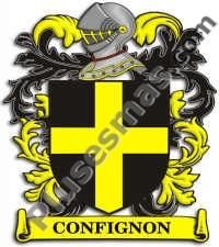 Escudo del apellido Confignon