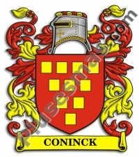 Escudo del apellido Coninck