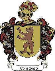 Escudo del apellido Constanzo