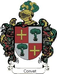 Escudo del apellido Convet