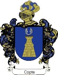 Escudo del apellido Copte