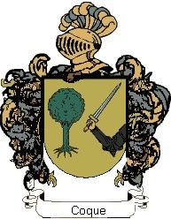 Escudo del apellido Coque