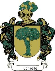 Escudo del apellido Corballa