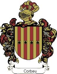 Escudo del apellido Corbeu