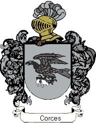 Escudo del apellido Corces