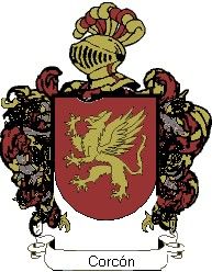 Escudo del apellido Corcón