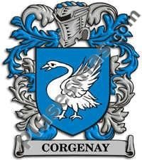 Escudo del apellido Corgenay