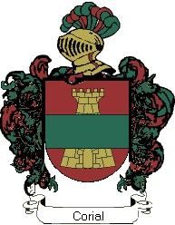 Escudo del apellido Corial