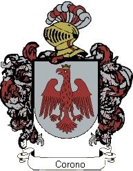 Escudo del apellido Corono