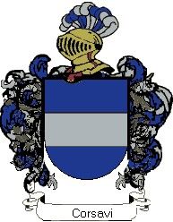 Escudo del apellido Corsavi