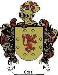 Escudo del apellido Corsi