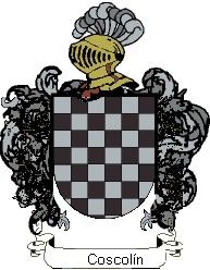 Escudo del apellido Coscolín