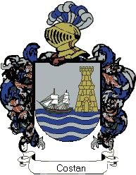 Escudo del apellido Costan