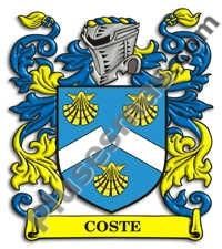 Escudo del apellido Coste