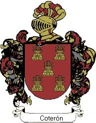 Escudo del apellido Coterón