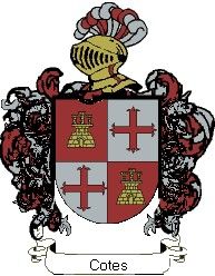 Escudo del apellido Cotes