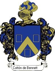 Escudo del apellido Cottón de bennettot