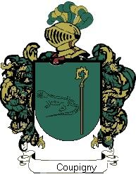 Escudo del apellido Coupigny