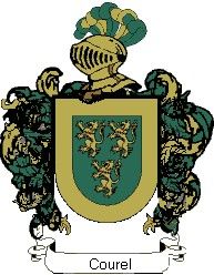 Escudo del apellido Courel