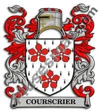 Escudo del apellido Courscrier