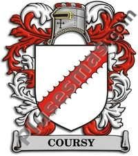 Escudo del apellido Coursy