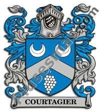 Escudo del apellido Courtagier