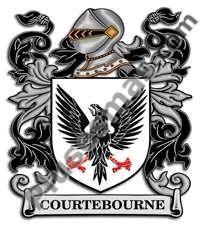 Escudo del apellido Courtebourne