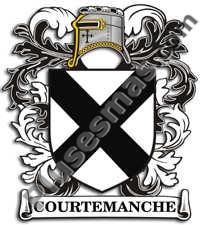 Escudo del apellido Courtemanche